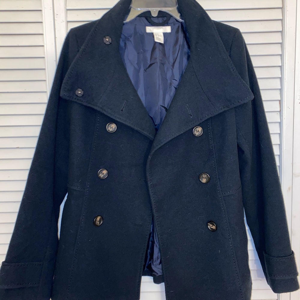 H&M Navy Peacoat